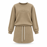 Ensemble pull style Old Money automne/hiver, coupe ample, 100% coton, tenue décontractée de style coréen, ensemble tout-en-un pour les trajets quotidiens 61371