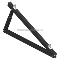 Support de montage triangulaire solaire en aluminium ArtSign OEM, structure de support PV réglable pour système de montage de panneaux solaires sur toit plat