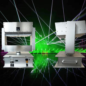 30W <span class=keywords><strong>Rgb</strong></span> 360 Rotación Cabeza móvil Escenario Rayo de luz láser Lámpara de haz láser para cielo Luz láser Evento al aire libre Espectáculo de conciertos