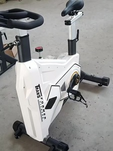 Vélo d'exercice vertical commercial à bas prix, cadre en alliage d'aluminium, réglage de la résistance par bouton, capacité de poids maximale 180 kg - Product Image 3