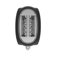 Grille-pain électrique à fente extra large Indicateur lumineux pour la décoration domestique en acier inoxydable pour les hôtels Tostadora De Pan Toast