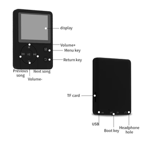 Reproductor de Música Portátil de 18 Pulgadas con Botones, Grabadora de Voz, Mini Reproductor MP3 Portátil, Reproductor MP3 con Clip de Aleación de Aluminio - Product Image 2