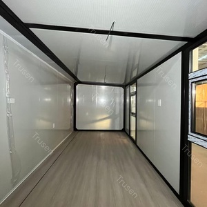 Maison conteneur extensible de luxe de 40 pieds, prête à l'emploi, avec 1 à 2 chambres, double aile, cuisine et salle de bain, pour location - Product Image 5