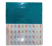 Mahjong américain professionnel avec des motifs de bowling et de joker, tuiles personnalisées compatibles avec les tables de mahjong manuelles et automatiques