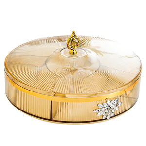 Nouvelle assiette de fruits salon Table basse ménage lumière sèche luxe boîte à bonbons écrou Snack en attente stockage scellé - Product Image 1