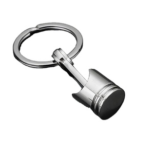 Advertising Waist Hanging Keychain Metal Piston Pendant For Automobile Refit Parts Gift