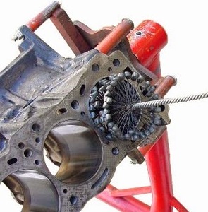 Brosse de rodage flexible industrielle OEM Saman anti-corrosion en carbure de silicium (SIC) pour cylindres, garantie 3 ans, manche multi-matériaux - Product Image 5