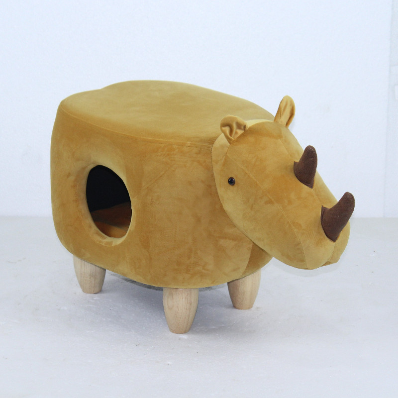 Lovely Piggy Shaped Cat Cave Home Furniture Pet Stool Home Decor