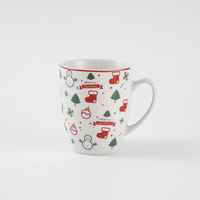 Ensemble de vaisselle en céramique au design écologique de Noël, ensemble d'assiettes en porcelaine personnalisable pour hôtels