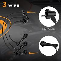 Bobinas de Encendido HQPASFY UF228, Bujías de Iridio, Cables OLIVER Compatibles con Lexus GS300 IS300 para Reemplazo #   E592 5C1189