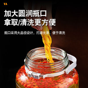 Jarra de Vino de Vidrio Grueso con Grifo, Gran Capacidad, Forma Cilíndrica, Tapa Metálica para Almacenamiento Doméstico - Product Image 2