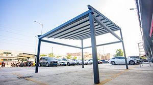 Pergola rétractable en Aluminium pour l'extérieur, couverture de patio de <span class=keywords><strong>restaurant</strong></span> ouverte - Product Image 2