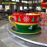 Manège à tasses à thé de Noël certifié CE, 24 places, pour fêtes foraines et carnavals, grand équipement d'amusement