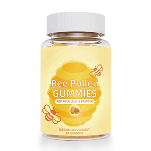Gummies véganes au pollen d'abeille : Superaliment naturel pour le soutien immunitaire et l'énergie vitalité – 60 unités - Product Image 1