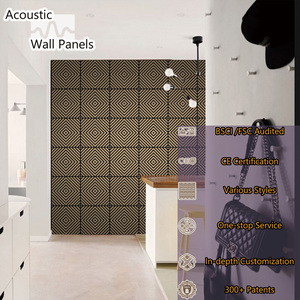 <span class=keywords><strong>Pannelli</strong></span> Acustici Brevettati Europei in <span class=keywords><strong>MDF</strong></span>, Superficie in Legno Insonorizzante, Rivestiti su <span class=keywords><strong>3</strong></span> Lati, 60*60cm, <span class=keywords><strong>Pannelli</strong></span> Acustici Quadrati - Product Image 3