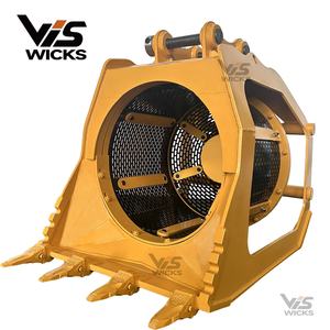 वेइकेशी 360 5-10 टन खुदाई के लिए असर और मोटर के साथ रोमेल स्क्रीन बकेट - Product Image 1