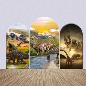 Dinosaurier-Themen-Hintergründe für Jungen Tropischer Dschungel Geburtstagsparty Fotografie-Hintergrund 3D Dinosaurier Fotostudio Requisiten X6126 - Product Image 6