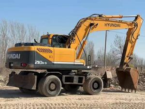 Excavadora de Ruedas Hyundai de 22 Toneladas con Cucharón de 0.32m, Motor Kobelco de 146kW, Equipo de Construcción Usado - Product Image 4
