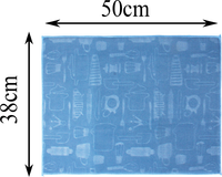 Tapis de drainage pour vaisselle en microfibre PU antidérapant pour comptoir de cuisine