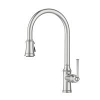 Robinet mitigeur de salle de bain moderne en or brossé, robinet de cuisine chaud et froid, offre spéciale