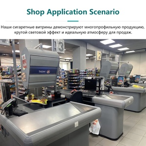 Satom nhà máy tùy chỉnh có thể khóa ABS trên không thuốc lá hiển thị đứng - Product Image 3