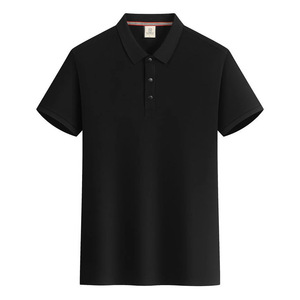 Camisa polo de manga corta de color sólido, ropa de trabajo de poliéster para uso diario - Product Image 2