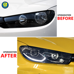 YU GUANG para Volkswagen VW Scirocco 2009-2017 accesorios de coche Actualización de faros delanteros Led DRL luz delantera faros LED - Product Image 5
