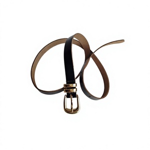 Cinturones Ecuestres de Cuero Vacuno 100% Genuino con Hebilla Cuadrada de Acero, Estilo Europeo, Ecológicos y Personalizados de Lujo para Mujer - Product Image 2
