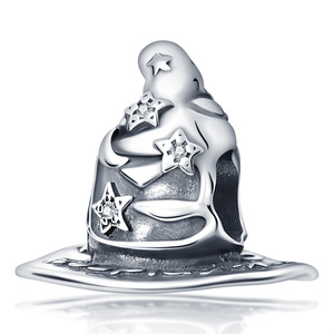 <span class=keywords><strong>Pendentif</strong></span> Breloque Cœur en Zircon Argenté Taille Rose avec Motifs Amour Éternel et <span class=keywords><strong>Plume</strong></span> d'Aile pour Usage Quotidien Unisexe - Product Image 6