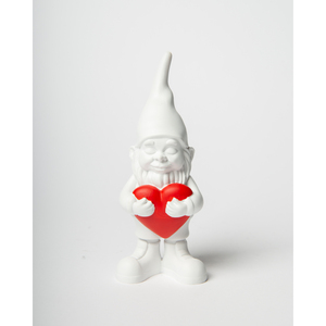 Statua Nano Lover Bianca 12 Cm Ornamento da Giardino - Product Image 1