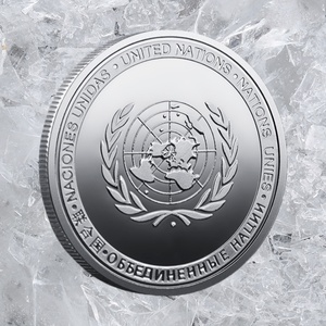 Moneta Commemorativa della Pace Mondiale, Stile ONU, Medaglia Commemorativa Personalizzabile e Disponibile, Direttamente dalla Fabbrica - Product Image 3