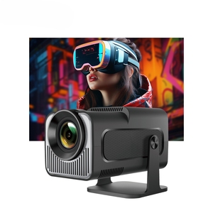 Hy320 Mini Xách Tay Android 11 Video Chiếu 200 Lumens Ngắn Ném Máy Chiếu 4K Thông Minh Video Nhà Máy Chiếu Cho Ngoài Trời - Product Image 1
