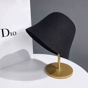 Summer Bucket Hat <b>Sunscreen</b> Fisherman Hat Foldable Versatile Straw Hat - Product Image 2