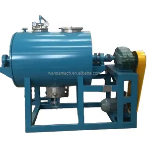 Equipamento de secagem a vácuo rotativo de baixa temperatura, secador de ancinho oco para máquina de secagem por desidratação de lodo