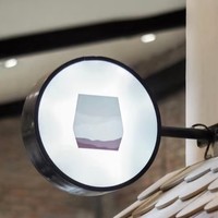 Panneau publicitaire LED extérieur personnalisé, étanche, avec éclairage LED rond, boîte lumineuse avec cadre en aluminium décoratif pour café