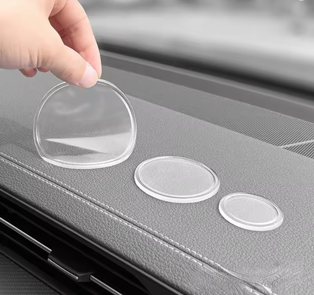 Car Dashboard Non-Slip Mats, Removable Sticky Silicone Gel Pad, Multi-Functional Auto Magic Gel Holder Stick to Cell Phone