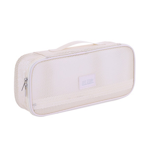 Nueva bolsa de almacenamiento para secador de pelo, de gran capacidad, portátil, para viaje, funda protectora para rizador y plancha de pelo, bolsa de malla con cremallera. - Product Image 1