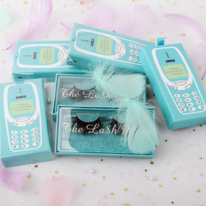 Faux false strips real mink eyelashes 30mm Thick 5D 6D 9D lasheswholesale vendor false eyelash with Box - Product Image 4