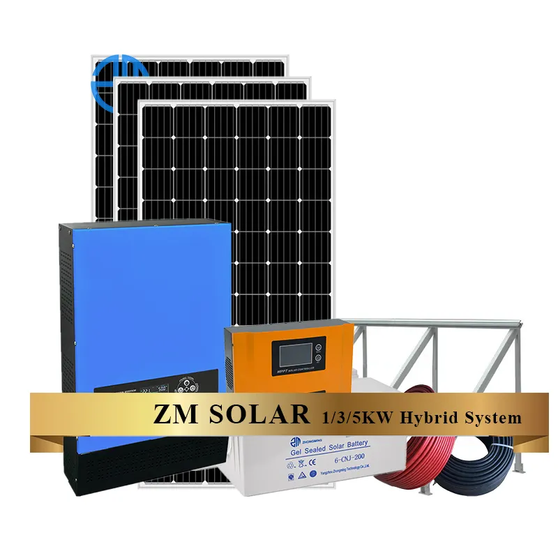 Estación generadora de energía Solar portátil, 3000w, pequeños sistemas de energía Solar para el hogar o al aire libre