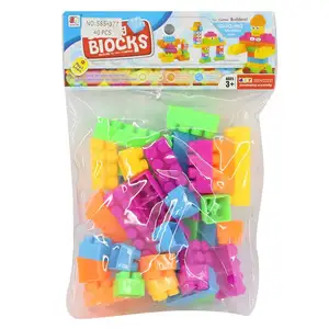 도매 75 PCS 플라스틱 장난감 빌딩 블록 Diy 벽돌 빌딩 장난감 3-5 세