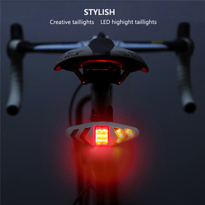 Feu arrière intelligent <span class=keywords><strong>pour</strong></span> vélo de montagne, télécommande sans fil, clignotant de vélo, feu arrière de conduite, feu arrière LED d'avertissement <span class=keywords><strong>pour</strong></span> vélo - Product Image 1
