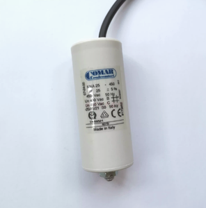 Condensateur à couche mince italien <span class=keywords><strong>COMAR</strong></span> Condensateur de démarrage 5% MKA25-450 25uF 450V 95*40MM - Product Image 2