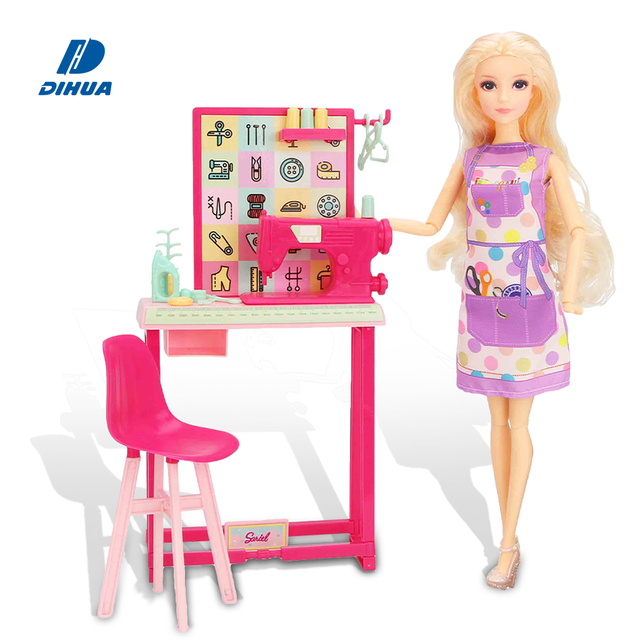 11.5 Inch Fashion Doll Set with Accessories & Outfits Pretend Play Dolls Girls Creative Fashion Designer Toy Kids Birthday Gift