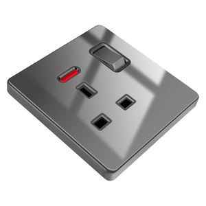 Enchufe de pared estándar del Reino Unido 13A Puertos de carga USB C de doble conmutación 2 AC 15A Uso <span class=keywords><strong>industrial</strong></span> Enchufes de energía eléctrica de plástico 2 - Product Image 5