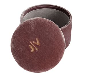 Caja organizadora de joyas de terciopelo redondo de lujo, almacenamiento circular portátil, anillo de joyería, funda de viaje de regalo, venta al por mayor - Product Image 4