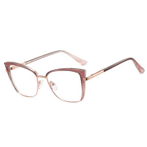 DOISYER売れ筋女性用猫アイ処方メガネ新しいアンチブルーライト眼鏡フレーム光学メーカー製品 - Product Image 4