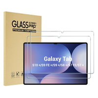 Protection d'écran en verre trempé HD ultra-fin, dureté 9H, pour Tab S10 Plus 2024/Tab S9 FE Plus/S9 Plus/S8