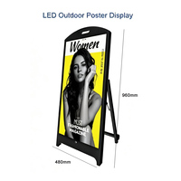 Écran d'affichage vidéo LED extérieur étanche avec télécommande, panneau publicitaire haute luminosité
