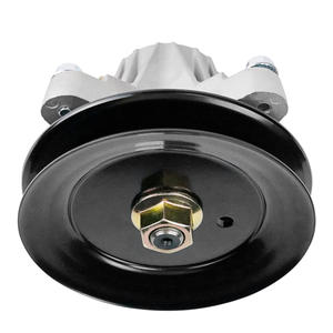 Conjunto de husillo para cortacésped A10189 618-04825, polea con tuercas de montaje para reemplazo de piezas de cortacésped - Product Image 3