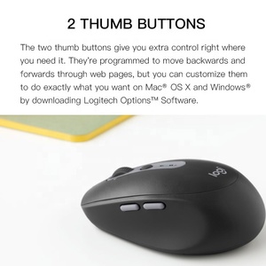 M590 <b>Mouse</b> <b>Wireless</b> Office Mute White with 2.4g M590 M590 - Product Image 5